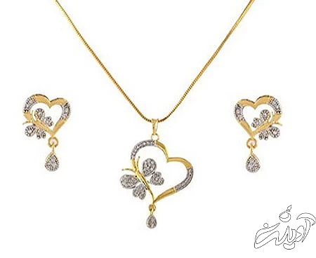 طراحی نیم ست جواهر, نیم ست های طلا و جواهر